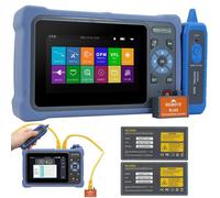 OTDR Multi-Function Fiber Tester with Built-in OPM/OLS, 1310/1550nm, 4.3 inch Touch Screen, Test Range 5m-100km, RJ45 Connector, Auto/Expert Mode