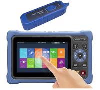 OTDR Optical Fiber Tester, Fiber Optic Time Domain Reflectometer with Built-in OPM/VFL/LS/RJ45 Cable Test, 4.3-inch Touch Screen Network Tester