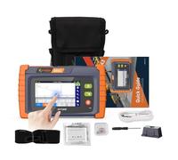 OTDR SingleMode 1310/1550nm 26/24dB KomShine QX43 SM Network Cable Tester 4.3 Inch Touch Screen Support Power Meter -70~+10dB,Light Source,VFL,RJ45,6000mAh Capacity,FC/SC Connector