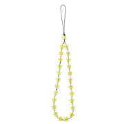 OTETTS Star Beaded Phone Charm Strap Aesthetic Cellphone Lanyard Cute Anti-Lost Wrist String for CCD Camera, Metal, No Gemstone