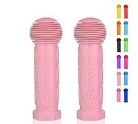 OTFAITP Bicycle Grip Handlebar 1 Pair - Fit for 2-3-4 Wheels Kid Kick Scooters, Children Bike, Swing Scooter (Light Pink)