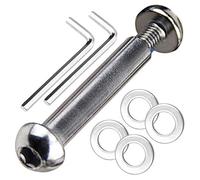 OTFAITP M8 8mm x 28mm-86mm 8.8 Grade Carbon Steel Axle Allen Screw Bolt Set for Front Rear 2 3 4 Wheel Stunt Scooter Dash Teen/Adult Kick Scooter-800+lb Capacity