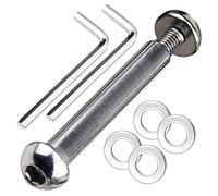 OTFAITP M8 8mm x 28mm-86mm 8.8 Grade Carbon Steel Axle Allen Screw Bolt Set for Front Rear 2 3 4 Wheel Stunt Scooter Dash Teen/Adult Kick Scooter-800+lb Capacity