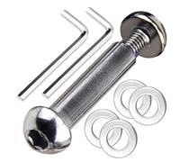 OTFAITP M8 8mm x 28mm-86mm 8.8 Grade Carbon Steel Axle Allen Screw Bolt Set for Front Rear 2 3 4 Wheel Stunt Scooter Dash Teen/Adult Kick Scooter-800+lb Capacity