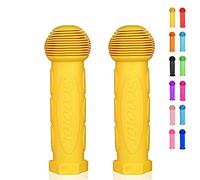 OTFAITP Scooter Grip Handlebar 1 Pair Bicycle Grip Fit for 2-3-4 Wheels Kid Kick Scooters,Children Bike,Rocking car,Drifting Scooter,Swing Scooter,Push Cart (Yellow)