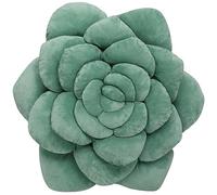 OtGalk Succulent Pillow - Hand-Stitched Plush Decorative Throw Pillow