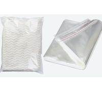 Other ® 100 pcs 16 x 12 Inch PBM 330 X 440 +40 MM-Clear mailing Poly Bags Bulk Adhesive Self Seal Flap Easy Peel and Stick easy Fit for A4 Paper T-shirts Books Newspapers Magazine Large storage photo