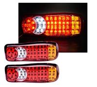 Other 2 X 12v 46 Leds Led Multifunction Stop Reverse Indicator Fog Rear Tail Lights For Truck Trailer Lorry Chassis Tipper Caravan Motorhomes Camper