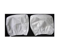 Other 2X White Universal Seat Headrest Covers For Truck Lorry Auto Bus Coach Car