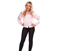 Other 50s Jacket Ladies Pink Satin Fancy Dress Plus Size 4-26 Costume Hen Night Women 60s 70s (8-10)