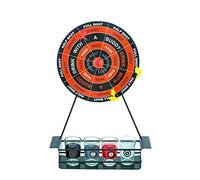 Other 617006 Down in One Adult Drinking Game with Mini Dart Board and Shot Glasses, Red