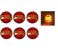 Other 6X 12V 24V LED REAR TAIL LIGHTS HAMBURGER TRUCK VAN TRAILER LORRY E-Marked