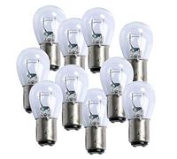 X10 Replacement Rear Stop Tail Brake Bulbs 12V P21/5W Mot Requirement Long Life
