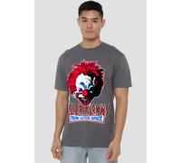 Other Killer Klowns From Outer Space Rough Clown T-Shirt, Charcoal in Grey | Size: 3XL Other Grey 3XL