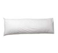 Other Long Polyester Cushion Bolster Pillow Cover Case 3 Ft - 6 Ft - 5 Ft - 4.6 Ft (19x54, White)