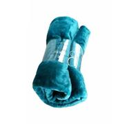 Other New Soft Warm Mink Faux Fur Fleece Sofa throw over bed spread blanket 3 size (TEAL, SINGLE 127 x 152)