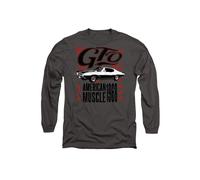 Other Pontiac Gto Flames Long Sleeve T-Shirt, Charcoal | Size: Large Other Charcoal L