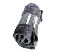 Other Soft Warm Mink Faux Fur Fleece Sofa throw over bed spread blanket 3 size (GREY, KING SIZE 200 x 240)