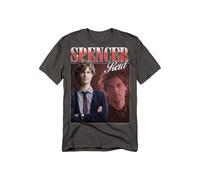 Other Spencer Reid Bootleg T-Shirt, Charcoal in Grey | Size: 4XL Other Grey 4XL