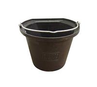 Stubb's Small Flat-Sided Hanging Stable Bucket S85 - Black 14 Litre