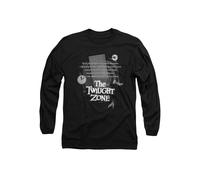 Other Twilight Zone Monologue Long Sleeve T-Shirt, Black | Size: Large Other Black L