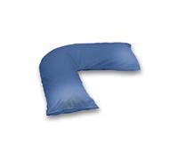 Other V Shaped Pillow Case Polycotton Nursing/Pregnency Back & Neck Support V Shape (Blue)