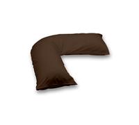 Other V Shaped Pillow Case Polycotton Nursing/Pregnency Back & Neck Support V Shape (Chocolate)