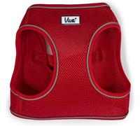 Other Viva Nylon Step In Comfort Mesh Harness Red Large, Clear