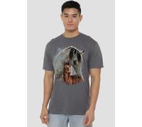 Other Wild Wings Painted Horses T-Shirt, Charcoal | Size: 2XL Other Charcoal 2XL