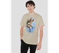 Other Wildlife Morning Reflections Canada Geese T-Shirt, Sand in Yellow | Size: 2XL Other Yellow 2XL