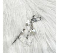 (Other) Y2K Phone Charms Pendant Butterfly Key Chain For Bag Cute Accessories