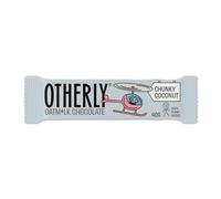 OTHERLY - Coconut Coated Oatm*lk Chocolate Bar - Oatmilk Chocolate Bar with 43% Cacao Content - Coconut Chocolate, Vegan Chocolate, Chocolate Gift, Plant Based Milk Chocolate Bar, Gluten Free - 40g