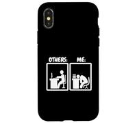 Others Vs. Me Workaholic Stickmen Leader Manager Office Case for iPhone X/XS