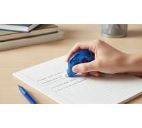 OTHERWISETRIVIAL 1 x Blue Silver Compact Portable Precision Corrector Tape for Office and School Stationery