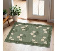 Othilic Front Door Mat for Outside Entrance - Entrance Mat | Washable Non-Slip Mat, Indoor Outdoor Door Mat with Cut Out Flowers, Small Entrance Mats