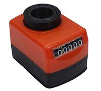 Othmro 0912-2.0E-20-O-S-B Bore Diameter Digital Position Indicator Counter Machine Accessory Lathe Machine Parts Reinforced Nylon Mechanical Counter Tally Counter Black Orange