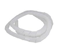 Othmro 1.5m Coiled Tube Sleeve-White 30mm Dia Spiral Cable Organizer PE 1.5M Length Cord Cable Sleeves Spiral Wire Management Plastic Cord Wrap 1PCS Good for Home Office 1pcs