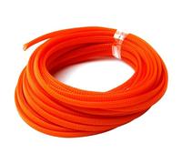 Othmro 10m Cable Tidy Sleeve, Diameter 6mm, Braided Cable Management Protector, Cable Organizers Wire Tidy Tube for Desk TV PC, 1 Pc Orange