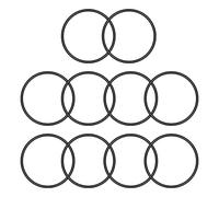 Othmro 10pcs Rubber Washers, Nitrile Seal O-Rings with 45mm OD 40.2mm ID 2.4mm Width, O Rings Gasket Kit for Plumbing