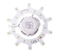 Othmro 12W Led Chip, Diameter 162mm SMD LED Chip Light Bulb Aluminum Board 220V, Warm White 3000K, 1pc