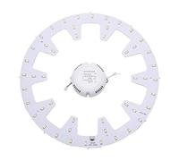 Othmro 18W Led Chip, Diameter 225mm SMD LED Chip Light Bulb Aluminum Board 220V, White 6500K, 1pc