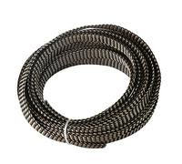 Othmro 1Pc Cable Management Sleeve, Braided Cable Tidy Black and Gold, 10m Cable Organizers Cable Protector Wire Tidy for TV/PC USB Cable, 14mm Width