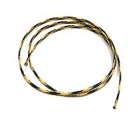Othmro 1Pc Cable Management Sleeve, Braided Cable Tidy Black and Yellow, 0.8m Cable Organizers Cable Protector Wire Tidy for TV/PC USB Cable, 4mm Width