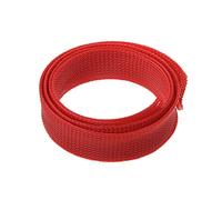 Othmro 1pc Cable Management Sleeve, Braided Cable Tidy Red, 1m Cable Organizers Cable Protector Wire Tidy for TV/PC USB Cable, Width 30mm