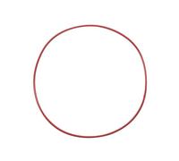 Othmro 1pc O-Ring Sealing Gasket, 140mm OD 135.2mm ID 2.4mm Width, Silicone Seal Rings for Plumbing General Repair (Red)