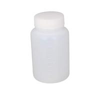 Othmro 2 Pieces Plastic Empty Lab Cylindrical Chemical Container Reagent Polyethylene Bottle, 100ml