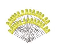 Othmro 3mm Yellow 2 pin LED Diode Lights Colored Lens Diffused Round 20mA Lighting Bulb Lamps Electronics Components Light Emitting Diodes 50 pcs