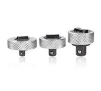 Othmro 3Pcs Palm Ratchet Wrench Set, Mini Finger Ratchet 1/4", 3/8", 1/2" Drive Reversible Thumb Wheel Ratchet Wrench Thumbwheel Ratchets 45 Tooth Ratcheting Socket Wrenches Tool
