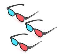 Othmro 3pcs Red-Blue 3D Glasses/Cyan Anaglyph Glasses, Anaglyph Dimensional 3D Vision Glasses for TV Game DVD 3D Virtual Video