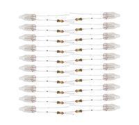 Othmro 50 Pieces F6 6x16mm AC 220V Bright Red Light Neon Light Bulb Indicator Lamp DIY Replacement Part with Resistor 150K